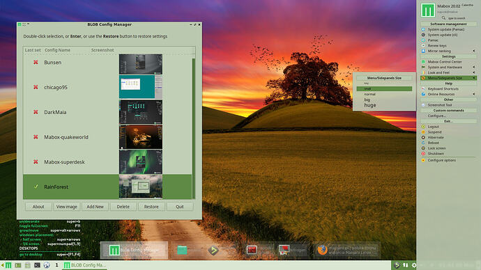 MaboxLinux20.02-right-side-panel