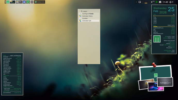 Main menu is searchable...